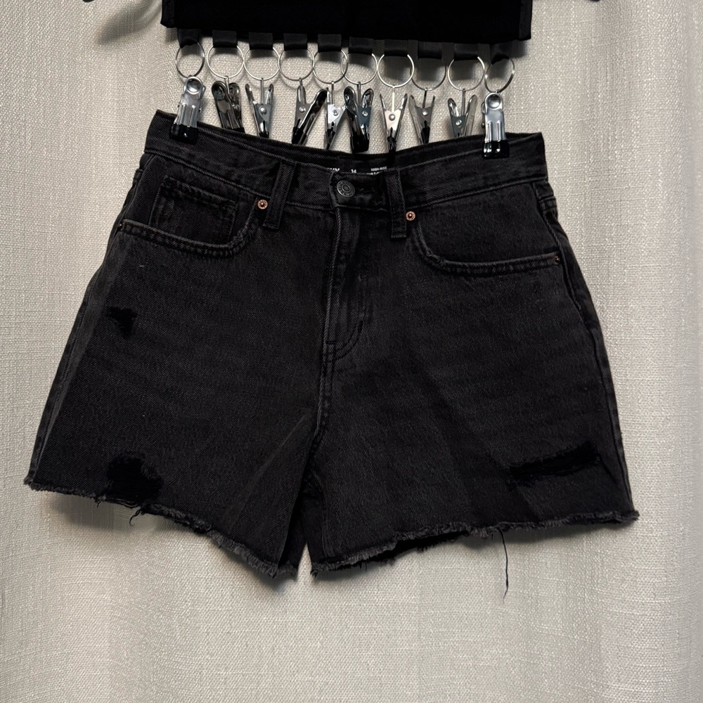 Old Navy Black Jean Shorts for Girls